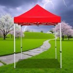 10ft x10ft Portable Outdoor Gazebo Tent water Resistance & UV Protection - Image 2