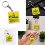 Acrylic Keychain With Branding - Image 3