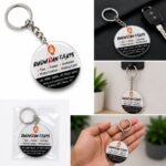 Acrylic Keychain With Branding - Image 2