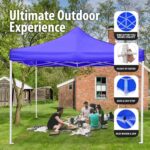 10ft x10ft Portable Outdoor Gazebo Tent water Resistance & UV Protection