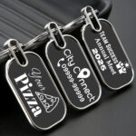Personalized Metal Keychains - Round - Image 2
