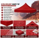 Gazebo Tent Resin Top Fabric - Image 4